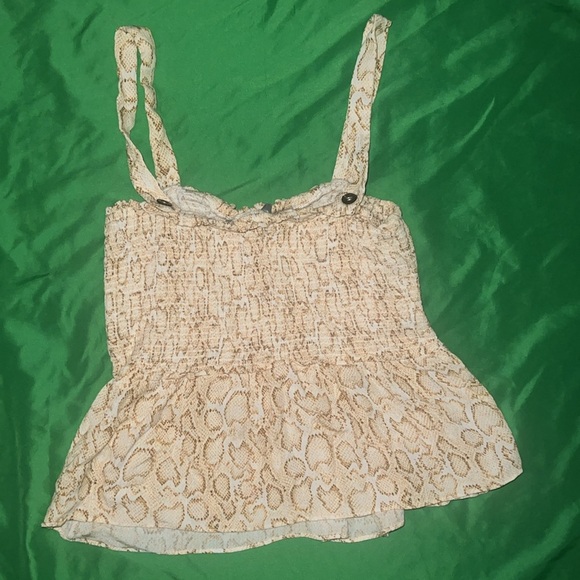 Tart Women's Snake Print Peplum Top size XS - Picture 3 of 6